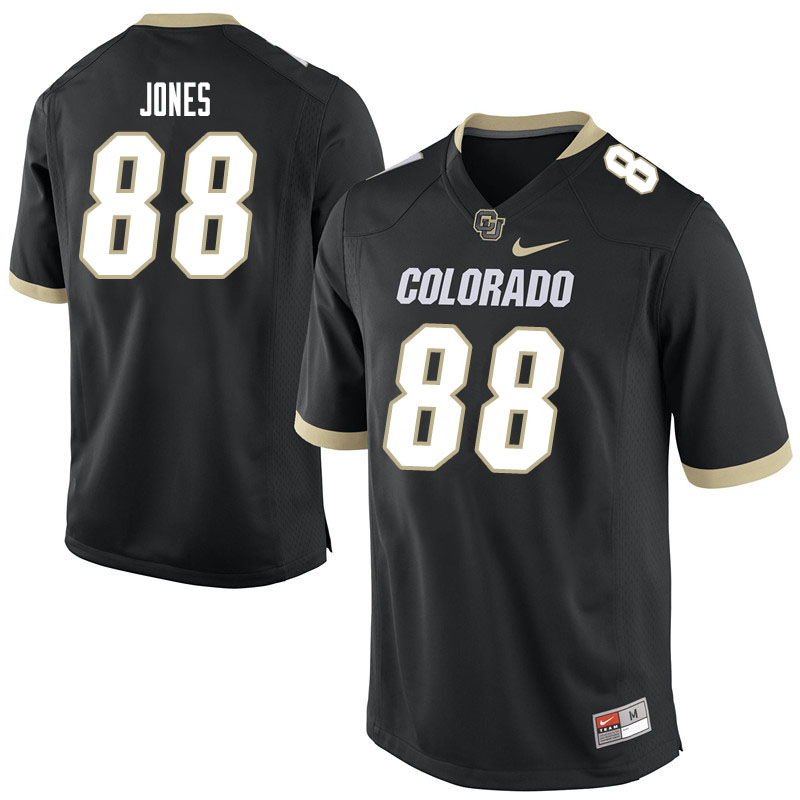 Men #88 Darrion Jones Colorado Buffaloes College Football Jerseys Sale-Black